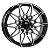 Alu kola Racing Line I0293, 20x8.5 5x120 ET35, černá + leštění