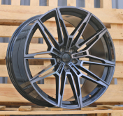 Alu kola Racing Line I0294, 21x8.5 5x112 ET26, černá + tmavé leštění (zátěžová)