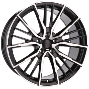 Alu kola Racing Line I5498, 20x9.5 5x120 ET38, černá + leštění