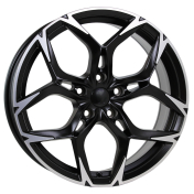 Alu kola Racing Line I5572, 18x8 5x112 ET40, černá matná + měděná barva leštění