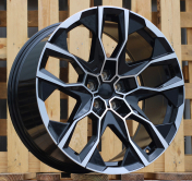 Alu kola Racing Line I5592, 21x9.5 5x112 ET36, černá + leštění (zátěžová)