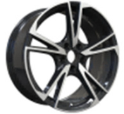 Alu kola Racing Line I5642, 19x8.5 5x112 ET35, černá + leštění