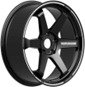 Alu kola Racing Line I6966, 16x7 4x100 ET38, černá matná s červenou linkou