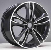 Alu kola Racing Line I7094, 17x7.5 5x112 ET54, šedivá + leštění