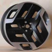 Alu kola Racing Line JT252, 23x9.5 5x120 ET42.5, černá matná + leštění
