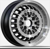 Alu kola Racing Line L1354, 13x5.5 4x100 ET30, černá + leštění