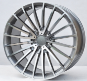 Alu kola Racing Line MR532, 22x10.5 5x112 ET40, šedivá + leštění