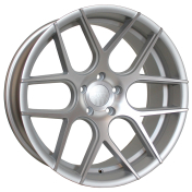 Alu kola Racing Line SSA03, 20x10 5x120 ET0, stříbrná matná + leštění