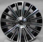 Alu kola Racing Line TX139A, 22x11 5x112 ET42, černá + leštění (zátěžová)