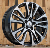 Alu kola Racing Line Y0057, 17x7 5x114.3 ET37, černá + leštění