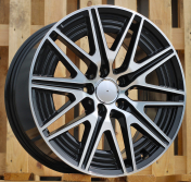 Alu kola Racing Line Y0102, 19x8.5 5x112 ET52, černá + leštění