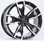 Alu kola Racing Line Y0204, 20x8 5x112 ET27, černá + leštění