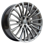 Alu kola Racing Line Y1118, 19x8 5x114.3 ET40, titanová metalíza