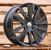 Alu kola Racing Line YF1152, 18x7 4x108 ET35, černá + tmavé leštění