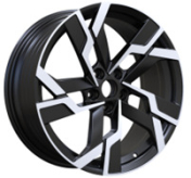 Alu kola Racing Line YF5696, 19x8 5x112 ET41, černá + leštění