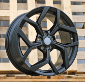 Alu kola Racing Line YF5729, 18x8 5x108 ET47.5, černá matná (zátěžová)