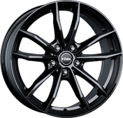 Alu kola RIAL X12, 19x8 5x112 ET30, černá lesklá (zátěžová)