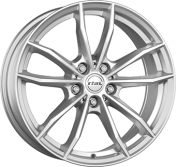Alu kola RIAL X12X, 20x9 5x112 ET33, stříbrná (zátěžová)