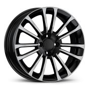 Alu kola AGT 16279, 16x6.5 4x100 ET37, černá + leštění