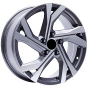 Alu kola AGT 17156, 17x7 5x114.3 ET40, šedivá + leštění