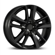 Alu kola AGT 17226, 17x7 5x108 ET46, černá lesklá (zátěžová)