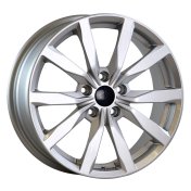 Alu kola AGT 17261, 17x7 5x112 ET40, stříbrná