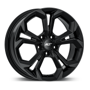 Alu kola AGT 17262, 17x7 5x114.3 ET40, černá lesklá