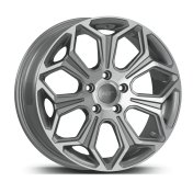 Alu kola AGT 17263, 17x7 5x114.3 ET38, stříbrná + leštění