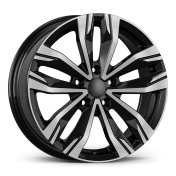 Alu kola AGT 17276, 17x7 5x114.3 ET40, černá + leštění