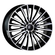 Alu kola AGT 18269, 18x8 5x112 ET42, černá + leštění