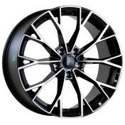 Alu kola AGT 19283, 19x8 5x112 ET50, černá + leštění