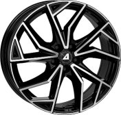 Alu kola ALUTEC ADX.02, 20x8 5x112 ET45, černá lesklá + leštění (zátěžová)
