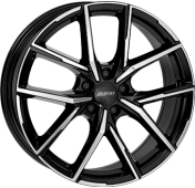 Alu kola ALUTEC AVELENO X, 18x8 5x112 ET50, černá lesklá + leštění (zátěžová)