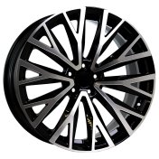 Alu kola Arceo DY1280, 20x9 5x108 ET45, černá + leštění (zátěžová)