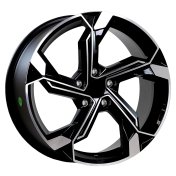 Alu kola Arceo DY1700, 20x9 5x112 ET40, černá + leštění (zátěžová)