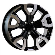 Alu kola Arceo DY1886, 16x6.5 4x100 ET35, černá + leštěný límec
