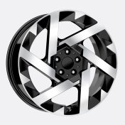 Alu kola Arceo DY1898, 18x7.5 5x112 ET40, černá + leštění