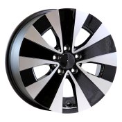 Alu kola Arceo DY1928, 18x7.5 5x112 ET54, černá + leštění (zátěžová)