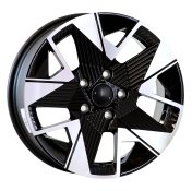 Alu kola Arceo DY1946, 16x6.5 5x114.3 ET35, černá + leštění
