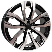 Alu kola Arceo DY748, 18x7.5 5x114.3 ET40, černá + leštění (zátěžová)