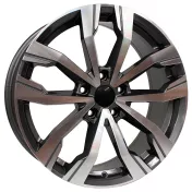 Alu kola Arceo DY748, 18x7.5 5x114.3 ET40, šedivá + leštění (zátěžová)
