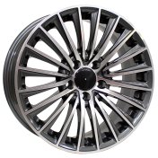 Alu kola Arceo DY987, 17x7.5 5x112 ET45, šedivá + leštění (zátěžová)