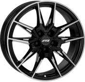 Alu kola ATS FORCE, 19x8.5 5x112 ET44, černá lesklá + leštění (zátěžová)