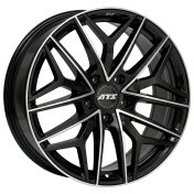 Alu kola ATS PASSION, 21x11 5x130 ET19, černá lesklá + leštění (zátěžová)