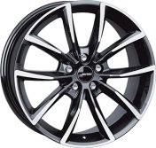 Alu kola AUTEC ASTANA, 19x9 5x120 ET48, černá lesklá + leštění