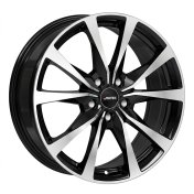 Alu kola AUTEC BRIXEN, 17x7 5x112 ET42, černá lesklá + leštění