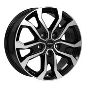 Alu kola AUTEC KISO, 16x6.5 5x130 ET66, černá lesklá + leštění (zátěžová)