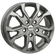 Alu kola AUTEC KISO, 17x7 5x160 ET55, titanová (zátěžová)