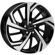 Alu kola AUTEC RIXON, 18x7.5 5x112 ET50, černá lesklá + leštění (zátěžová)