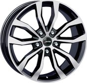 Alu kola AUTEC UTECA, 19x8.5 5x120 ET38, černá lesklá + leštění (zátěžová)